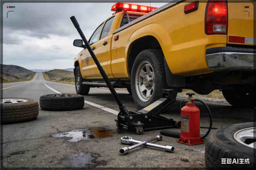 越秀区爆胎道路救援-汽车换轮胎